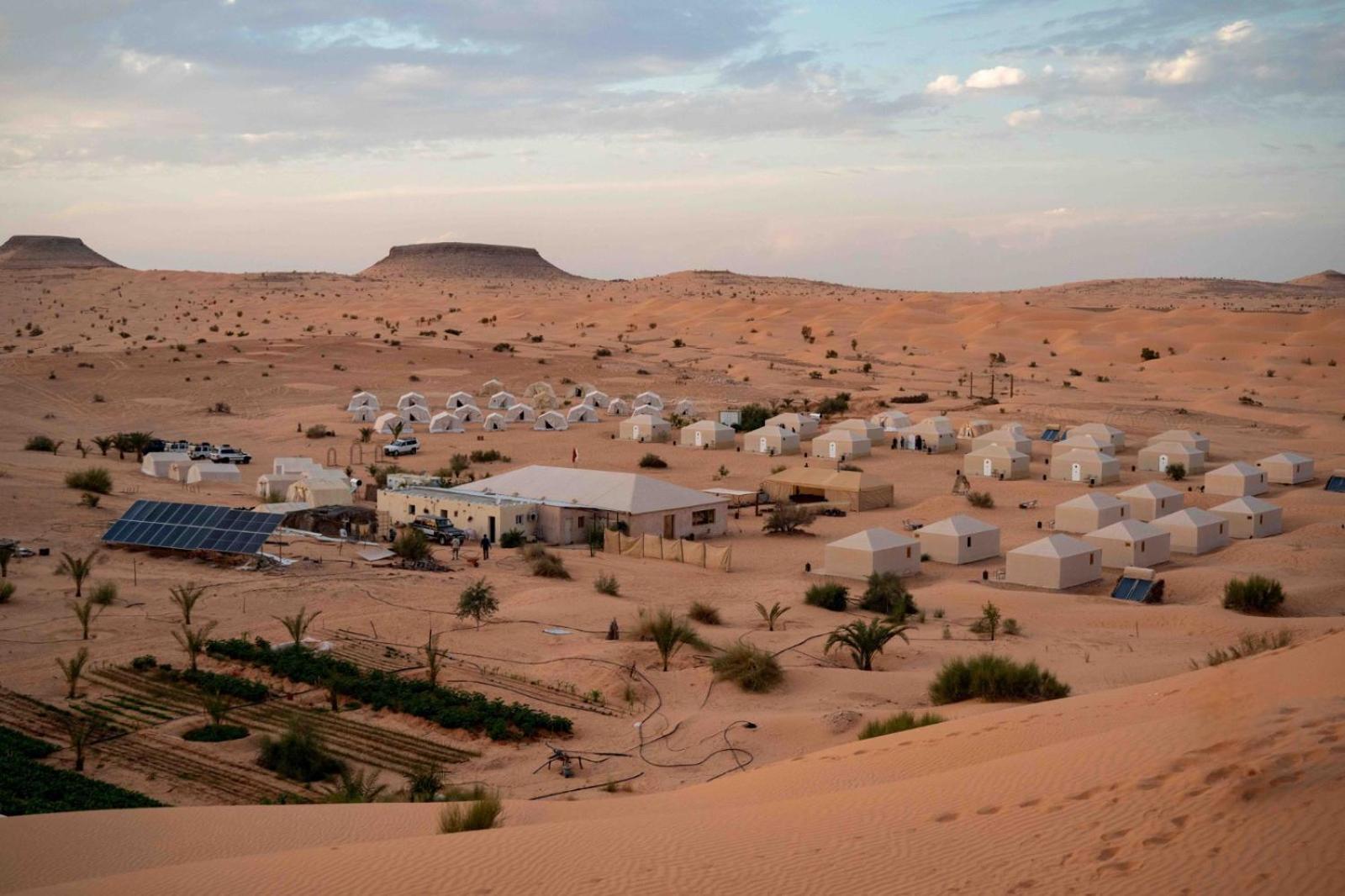 Camp Abdelmoula Hotel ดูซ ภายนอก รูปภาพ
